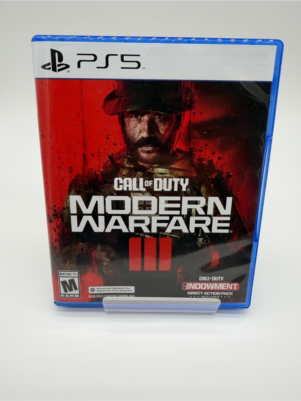 Sony PS5 Call of Duty: Modern Warfare III – Red & Black Cover